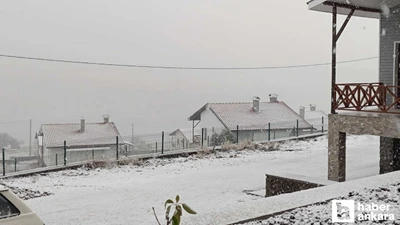 Beklenen kar yağışı Beypazarı'nın yüksek kesimlerinde başladı!