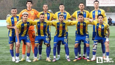 Karalar İnşaat Etimesgut Spor ilk devreyi lider tamamladı