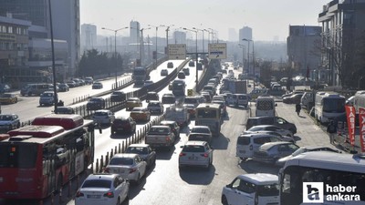 Ankara’da belirlenen kavşak ve ana arterlerde trafik düzenlemesi yapıldı!