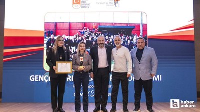 Gençlerbirliği Kadın Futbol Takımı fair-play ödülünü aldı