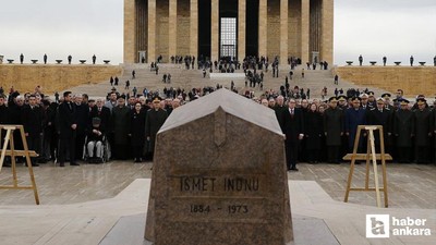 İsmet İnönü, ölümünün 52’nci yılında mezarı başında anıldı