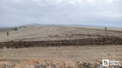 Haymana'da uçağın düştüğü alanda çalışmalar devam ediyor