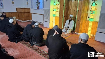 Sabah namazı buluşmalarına Beypazarı'nda devam ediliyor