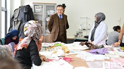 Başkan Tiryaki'den dikiş ve aşçılık kursiyerlerine ziyaret!