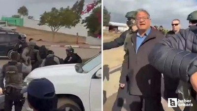 Bedeviler İsrail Ulusal Güven Bakanını taşladılar