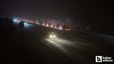Bolu geçişi Ankara istikametinde ulaşım durdu