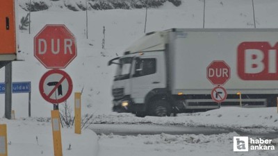 Zonguldak'tan Ankara yönüne gidişlere kar engeli!