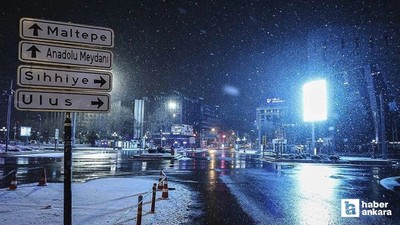 Ankara Valiliği'nden başkente buzlanma ve don uyarısı