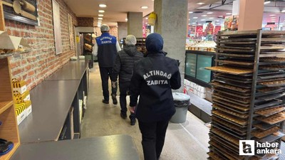 Altındağ Belediyesi Zabıta Müdürlüğü'nden yılbaşı denetimi