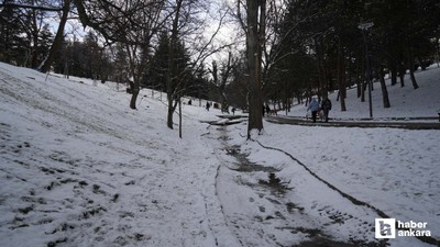 Ankaralılar karın keyfini parklarda çıkardılar