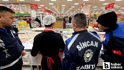 Sincan'da zabıta ekipleri yeni yılda da denetimlerini sürdürüyor!