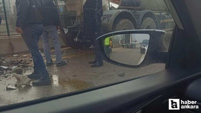 Çubuk'ta sis nedeniyle yaşanan trafik kazalarında 5 kişi yaralandı