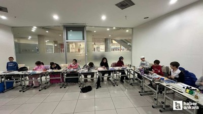 Pursaklar Belediyesi Yaşam Merkezi'nde çocuklar yeteneklerini keşfediyorlar