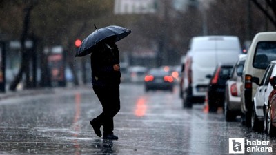 Başkentte yağmur ve karla karışık yağmur bekleniyor