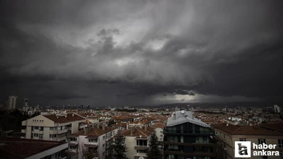 Ankara'da yarın bu saatler arasında kuvvetli sağanak yağış bekleniyor!
