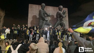 Ankaralı Fenerbahçeliler Süper Kupa zaferini kutladı!