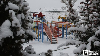 Beypazarı'nın yüksek kesimlerinde kar yağışı etkisini gösterdi!