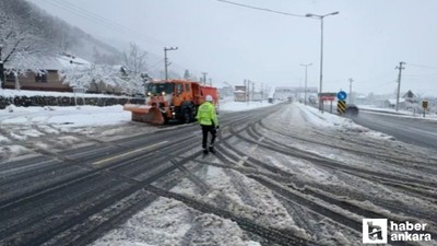 Bolu Dağı'nın Ankara istikameti yüksek tonajlı araçların geçişine kapatıldı
