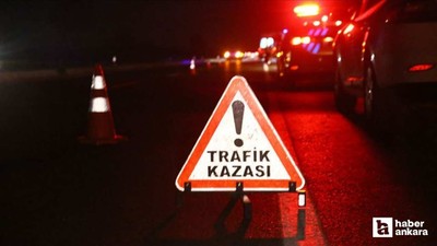 Keçiören'de iki aracın çarpıştığı kazada 1 kişi yaralandı