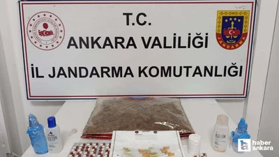 Keçiören'de yasaklı madde operasyonunda 1 şüpheli yakalandı