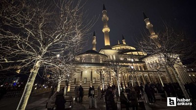 Ankara'da Miraç Kandili düzenlenen programlarla idrak edildi
