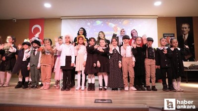 Keçiören'de öğrenciler 'Bilimin Işığında' tiyatro oyununu sahneledi