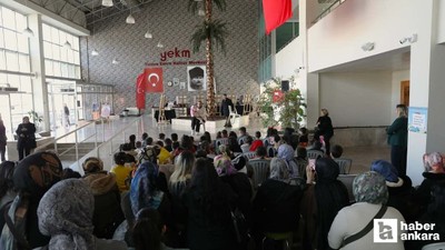 Keçiören'de ÇEM öğrencilerinden sanatsal yolculuk sergisi