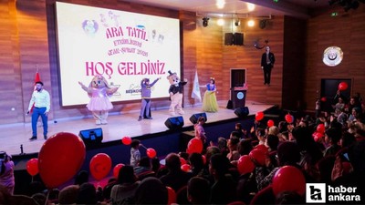 Etimesgut'ta yarıyıl tatili çocuklar için eğlenceye dönüştü!