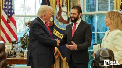 Suriye Devlet Başkanı eş-Şara ile ABD Başkanı Trump arasında kritik görüşme