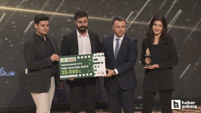 Yeşil Vatan Kısa Film Yarışması için ödül töreni yapıldı
