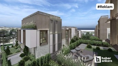 Ankara'da premium hayat hayali kuranlara, bahçeli villa!