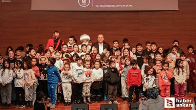 Keçiören Belediyesinin çocuklara özel etkinliği yoğun ilgi gördü!