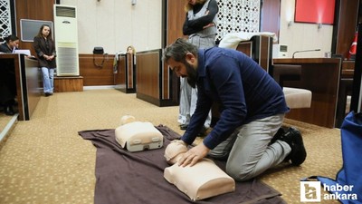 Keçiören Belediyesi personeller için ilk yardım eğitimi düzenledi