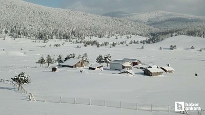 Beypazarı Eğriova Yaylası'nda kartpostalları kıskandıracak görüntüler