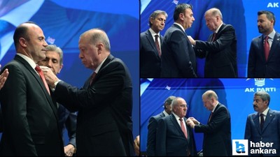 Rozetlerini Cumhurbaşkanı Erdoğan taktı: 4 belediye başkanı AK Parti'ye geçti