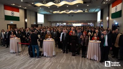 Ankara'da düzenlenen resepsiyonla Hindistan'ın 77'nci Cumhuriyet Bayramı kutlandı