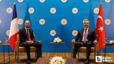 Dışişleri Bakanı Fidan, Ankara'da mevkidaşı Barrot ile görüştü