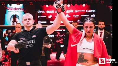 Eski Survivor yarışmacısı Şengül, Ankara'da altın madalya kazandı