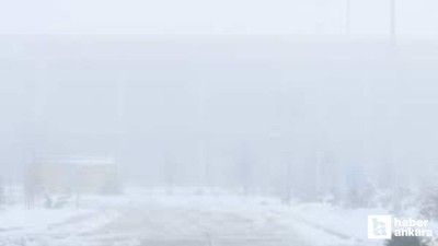 Yüksekova-Ankara uçak seferi sisten dolayı iptal edildi