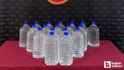 Yozgat'ta ekipler 100 litre kaçak alkol ele geçirdi