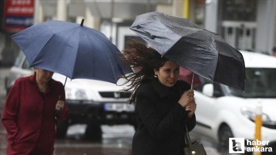 Ankara için kuvvetli rüzgar uyarısı geldi!