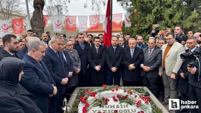 Muhsin Yazıcıoğlu, Ankara'da kabrinin başında anıldı