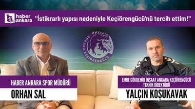 Yalçın Koşukavak'tan Haber Ankara'ya özel açıklamalar!