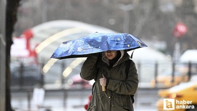 Başkentte pazartesi gününe kadar yağışlı hava etkisini gösterecek!