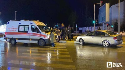 Çorum'da sinyalizasyon direğine çarpan otomobilde 1 kişi yaralandı