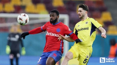 UEFA Avrupa Ligi'nde Fenerbahçe Rumen ekibi FSCB ile 1-1 berabere kaldı