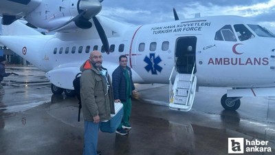 Kalp grefti askeri uçakla İstanbul'dan Ankara'ya ulaştırıldı!