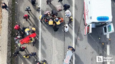 Kırıkkale'de trafik kazası: Otomobille elektrikli bisiklet çarpıştı, 2 kişi ağır yaralandı