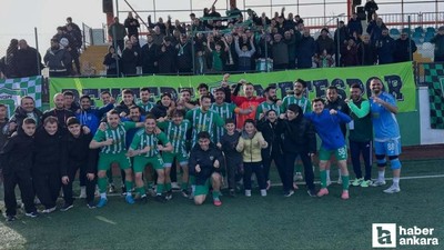 Derbide kaybeden Keçiören Belediyesi Bağlumspor liderliği kaptırdı