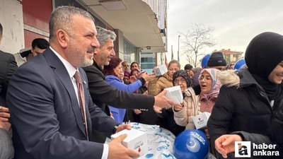 Sincan Belediyesinin Berat Kandili programına yoğun ilgi!